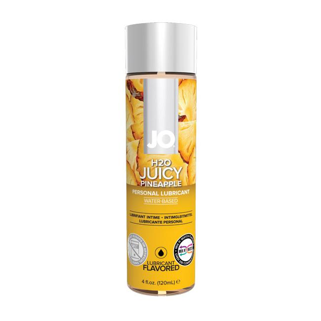 JO H2O Flavoured Lubricant Pineapple 4oz - xtantric.ca