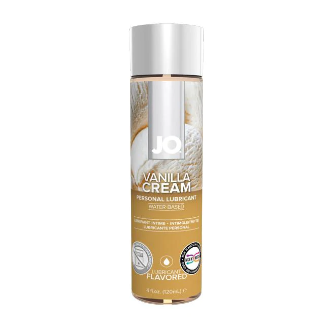 JO H2O Flavoured Lubricant Vanilla 4oz - xtantric.ca