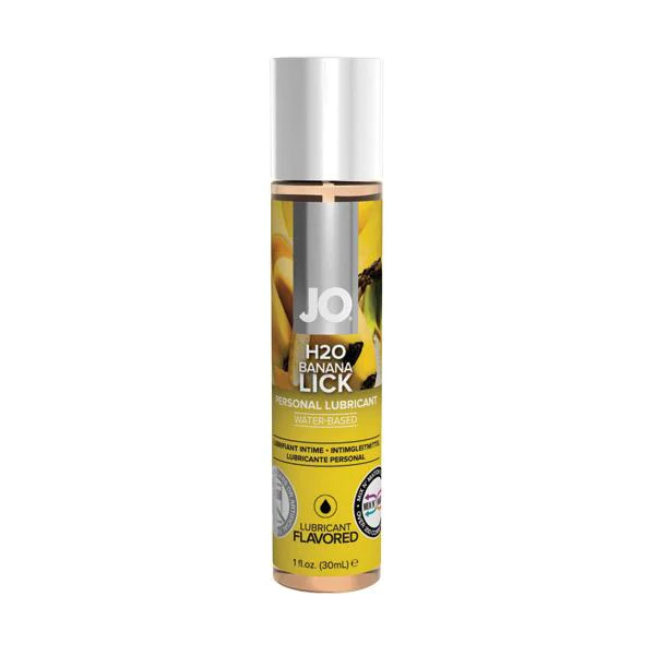 JO H2O Flavoured Lubricant Banana 1oz - xtantric.ca