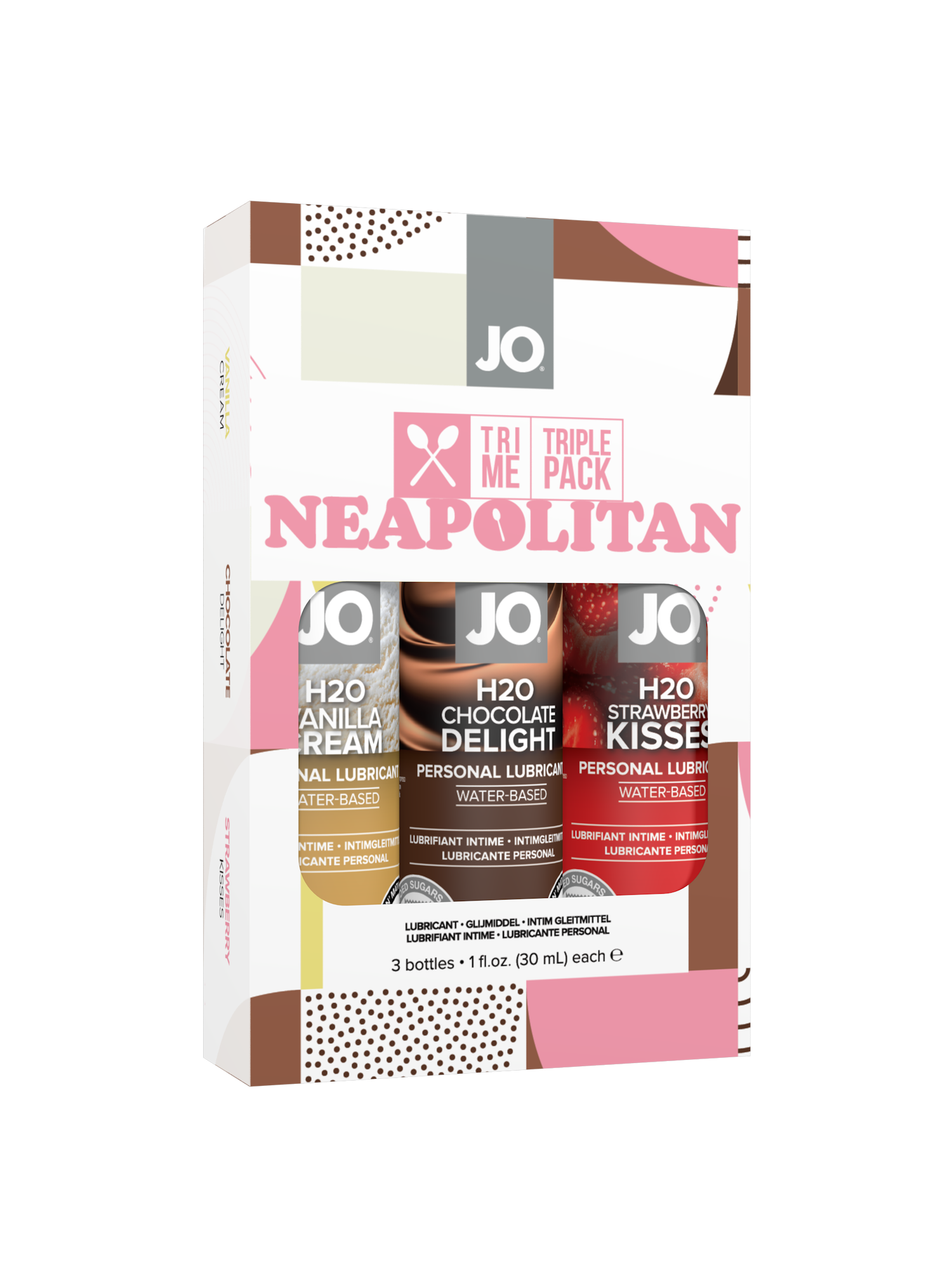 JO Tri-Me Triple Pack - Neapolitan - xtantric.ca