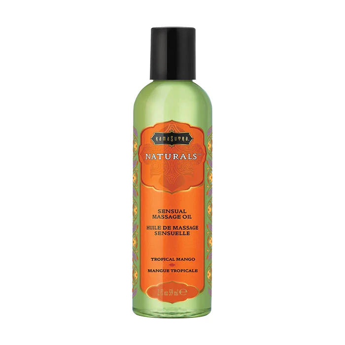 Naturals Massage Oil Tropical Mango (2oz) - xtantric.ca