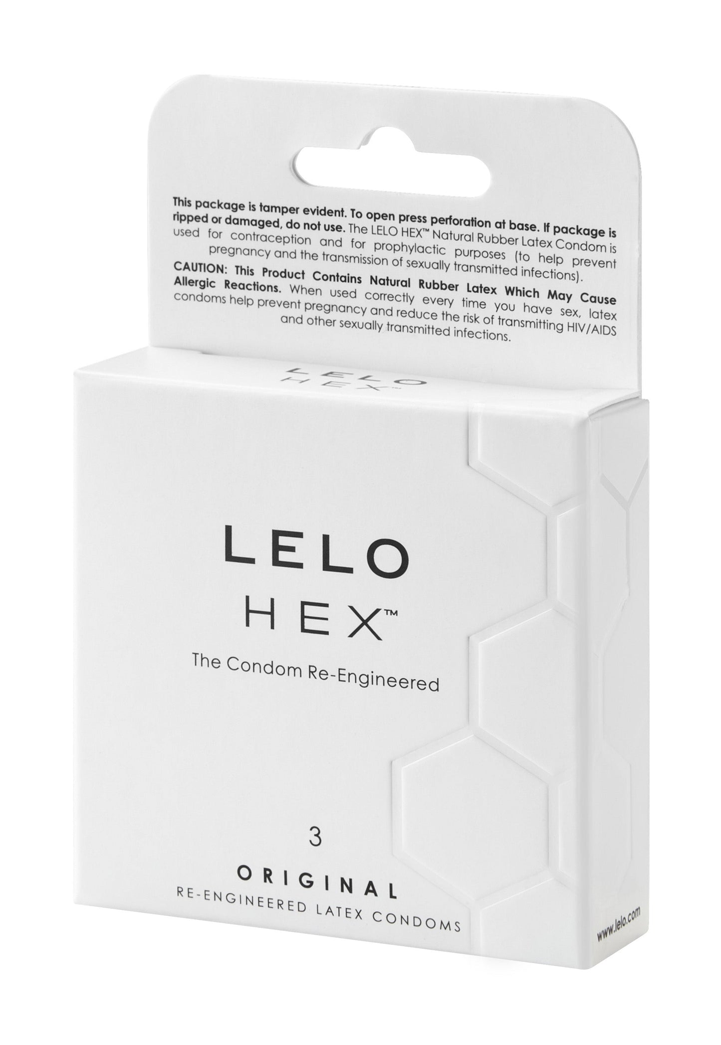 HEX Original Condoms, 3 Pack - xtantric.ca