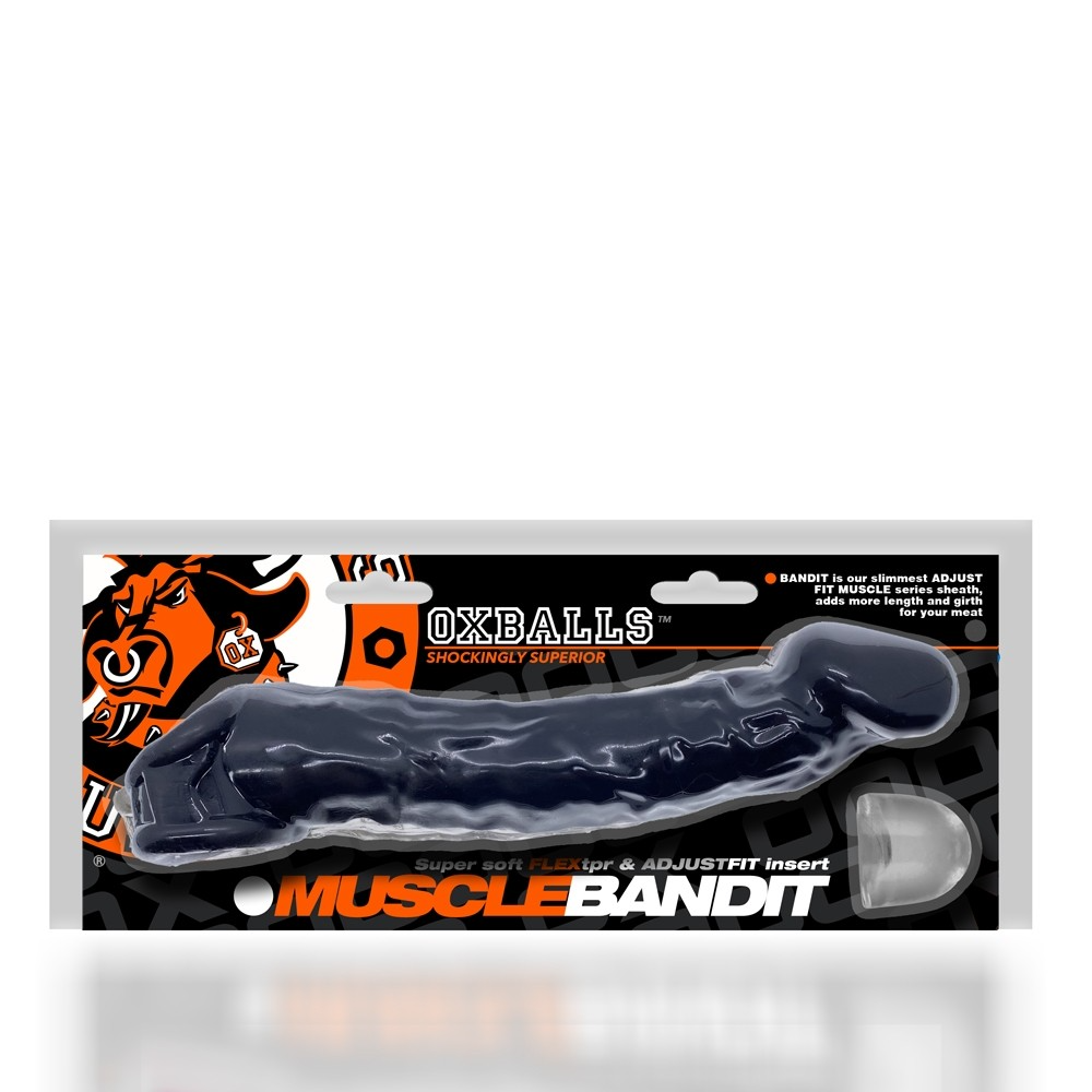 MUSCLE BANDIT, slimmest muscle cocksheath, BLACK - xtantric.ca