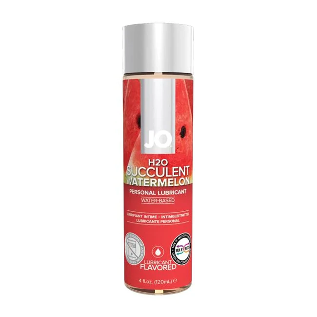 JO H2O Flavoured Lubricant Watermelon 4oz - xtantric.ca