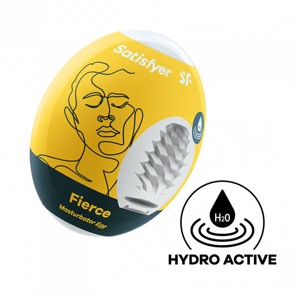 Masturbator Egg Single (Fierce) Yellow - xtantric.ca