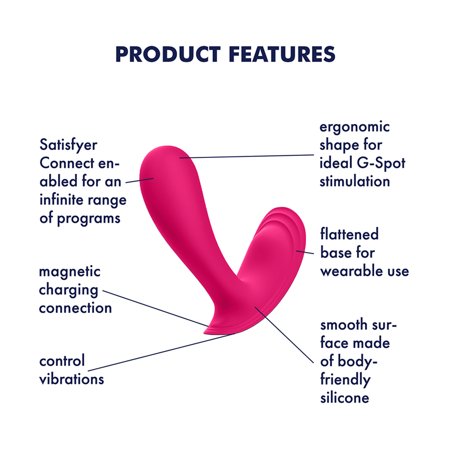 Satisfyer Top Secret Pink - xtantric.ca