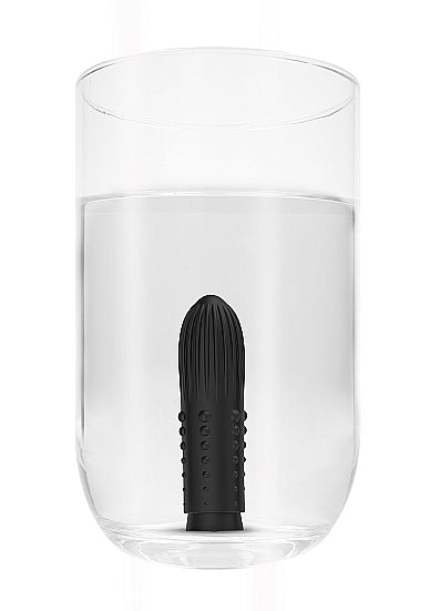 Elegance Lush Turbo Rechargeable Bullet Vibrator Black - xtantric.ca