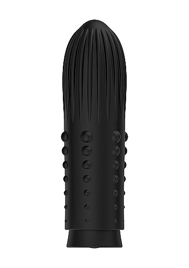 Elegance Lush Turbo Rechargeable Bullet Vibrator Black - xtantric.ca