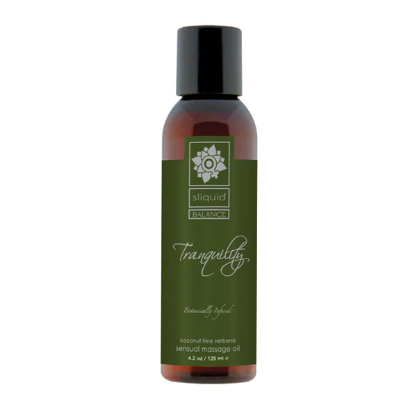 Sliquid Massage Oil Tranquility 4.2oz - xtantric.ca