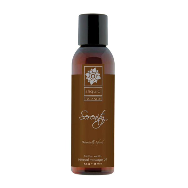 Sliquid Massage Oil Serenity 4.2oz - xtantric.ca