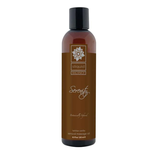 Sliquid Massage Oil Serenity 8.5oz - xtantric.ca