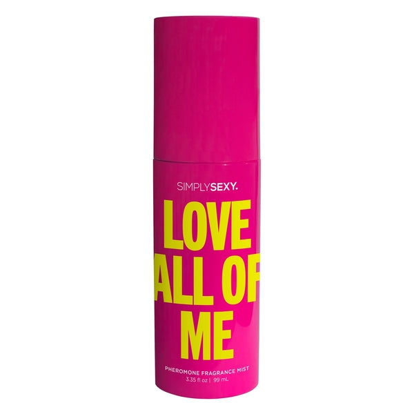 SIMPLY SEXY PHEROMONE BODY MIST - LOVE ALL OF  ME - 3.35 floz | 99mL - xtantric.ca