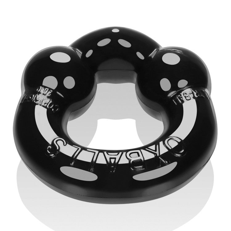 ULTRABALLS, 2-pack cockring - BLACK & CLEAR - xtantric.ca