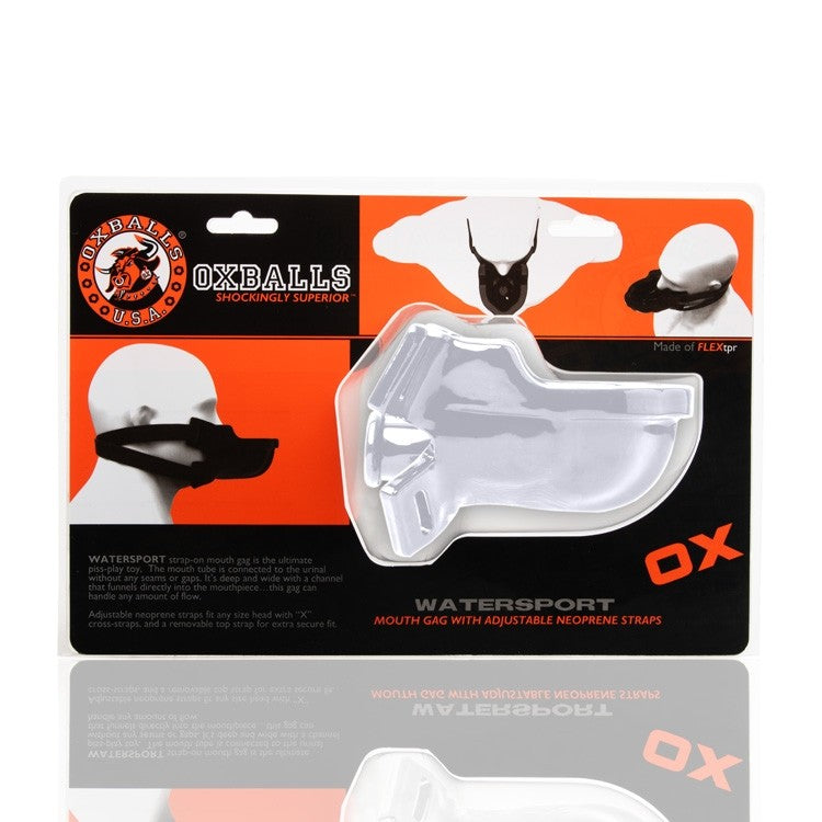 WATERSPORT strap-on gag WHITE - xtantric.ca