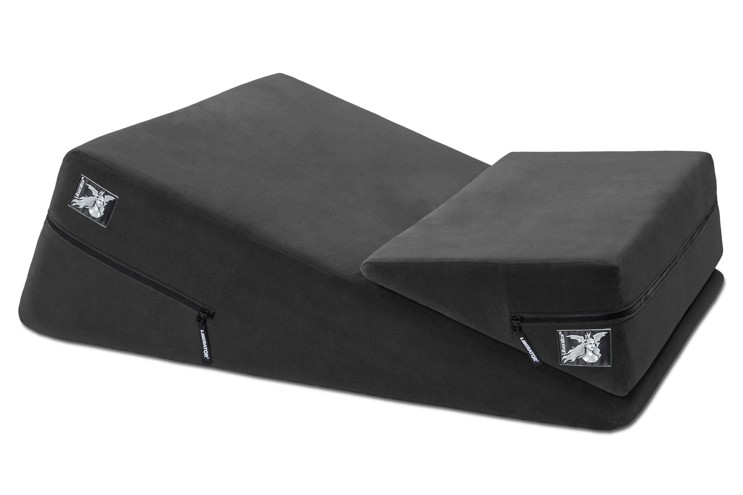 Wedge/Ramp Combo Male Packaging Black Microfiber - xtantric.ca