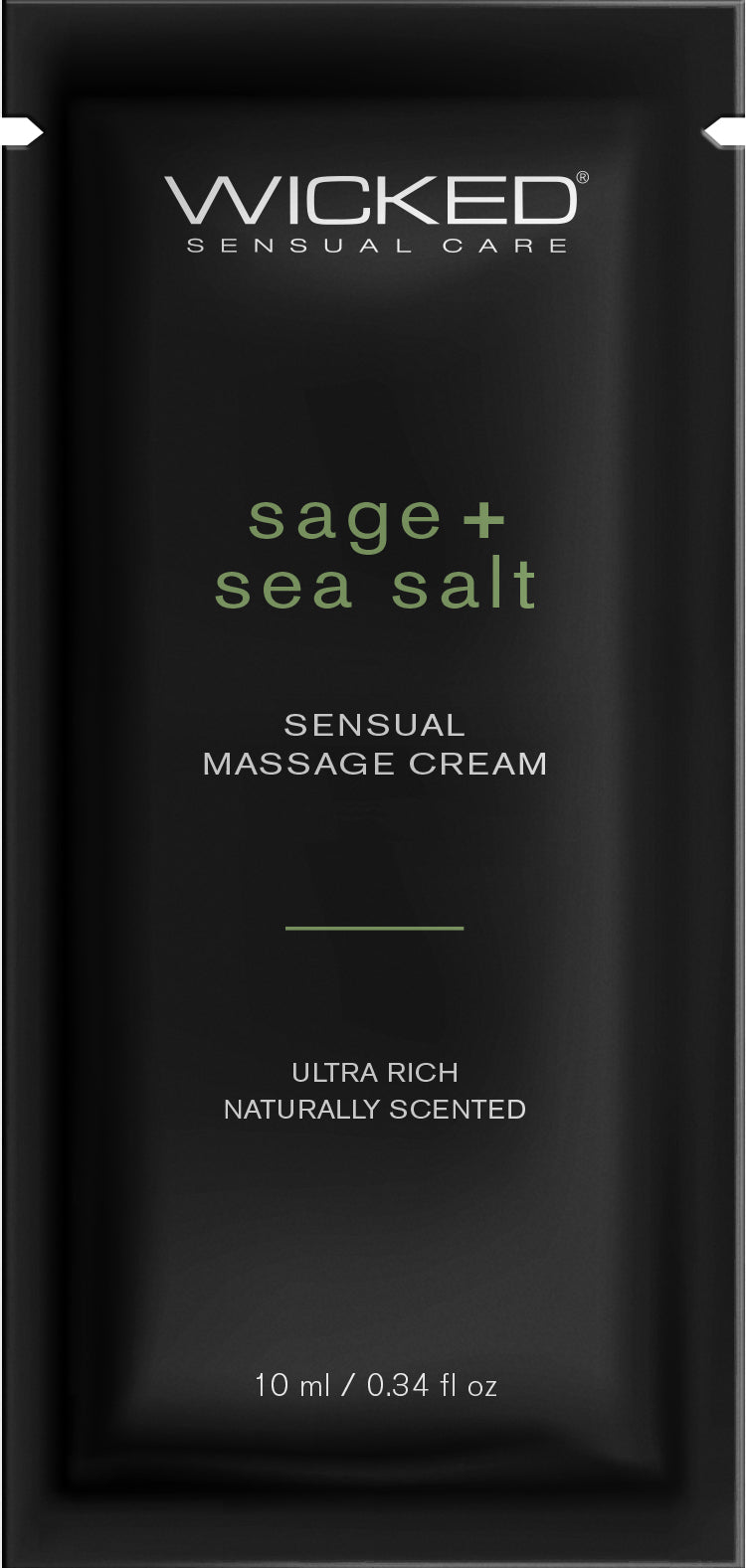 Sage + Sea Salt Massage Cream .34oz - xtantric.ca