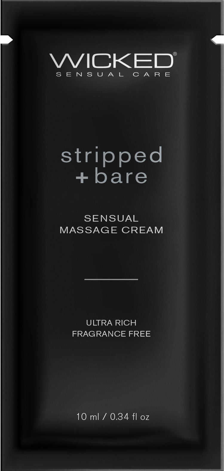 Stripped + Bare Massage Cream .34oz - xtantric.ca