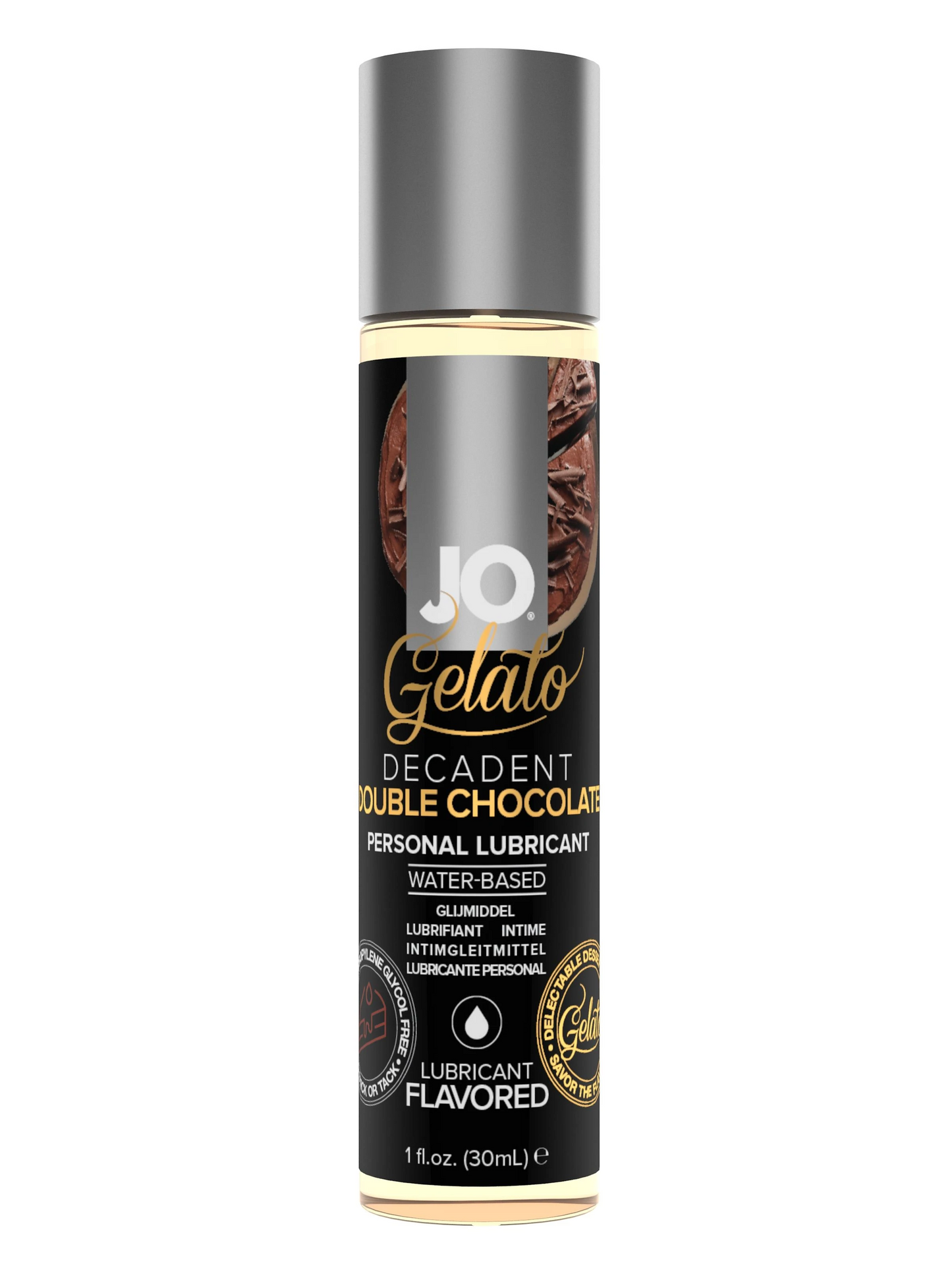 JO Gelato - Decadent Double Chocolate - Lubricant 1 floz / 30 mL - xtantric.ca